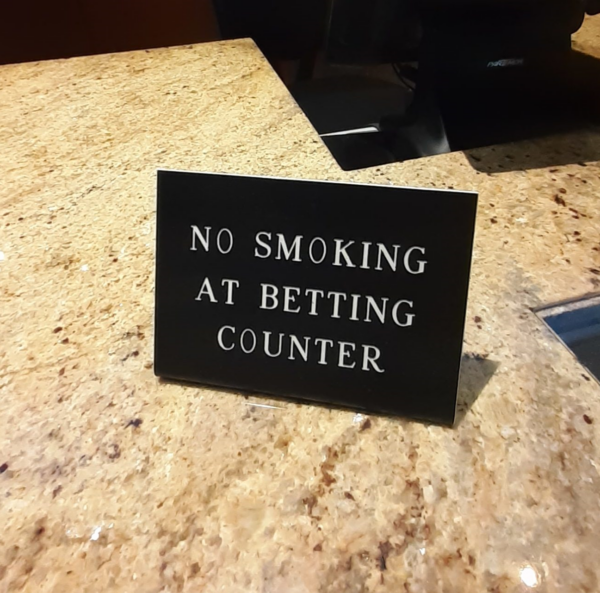 No Smoking at Betting Counter - Blog - Square Bettor