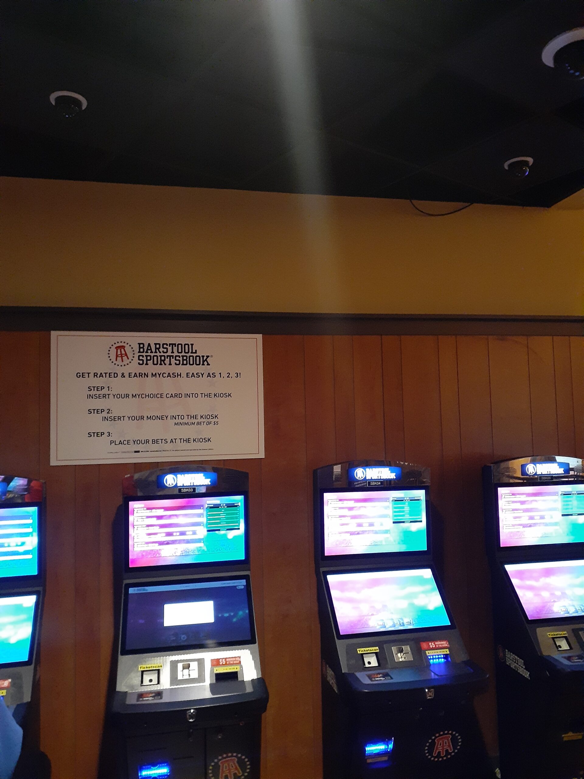 Hollywood Casino Kansas Kiosks - Square Bettor